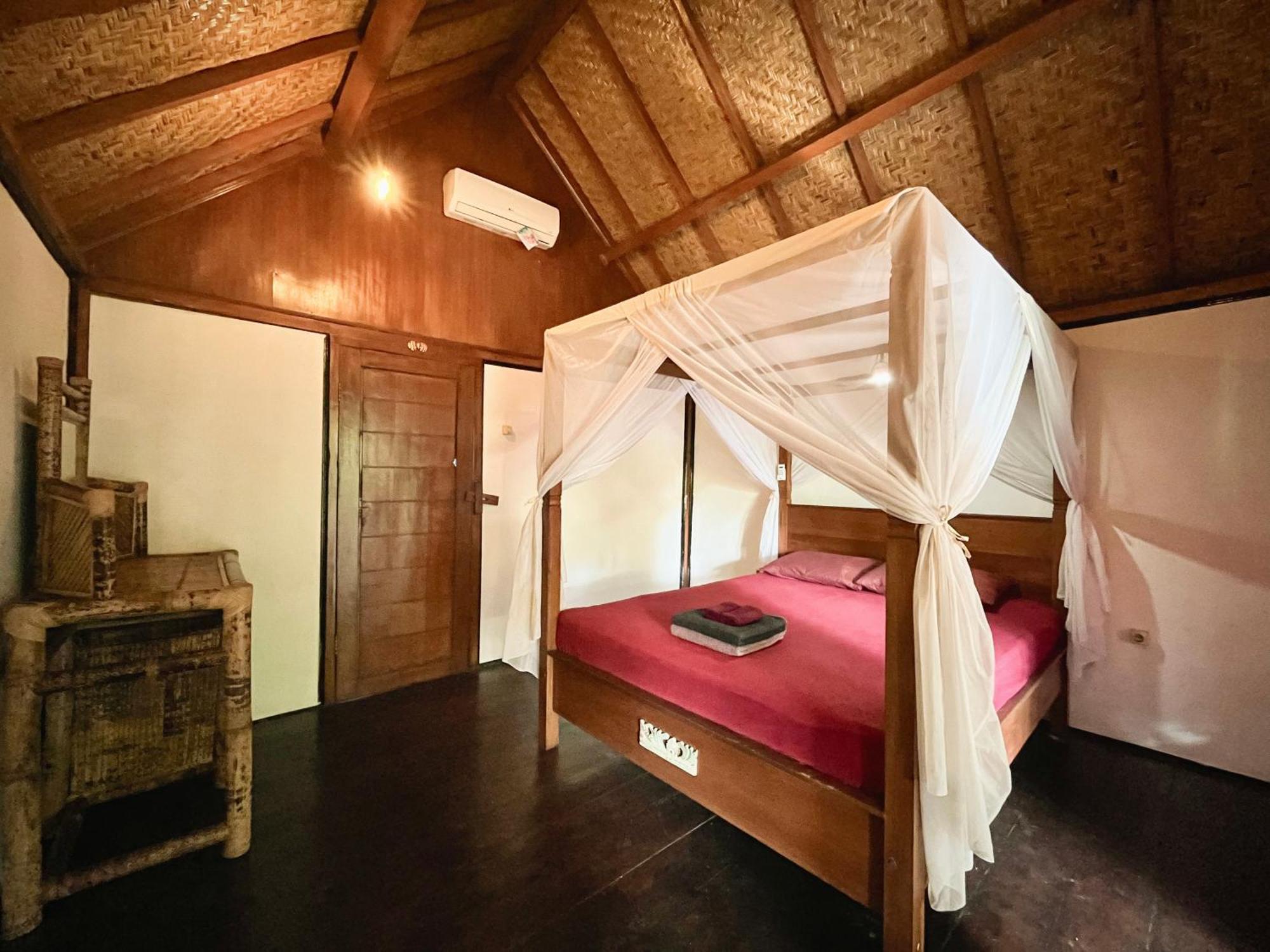 Little Bear Bungalows Gili Air Ngoại thất bức ảnh